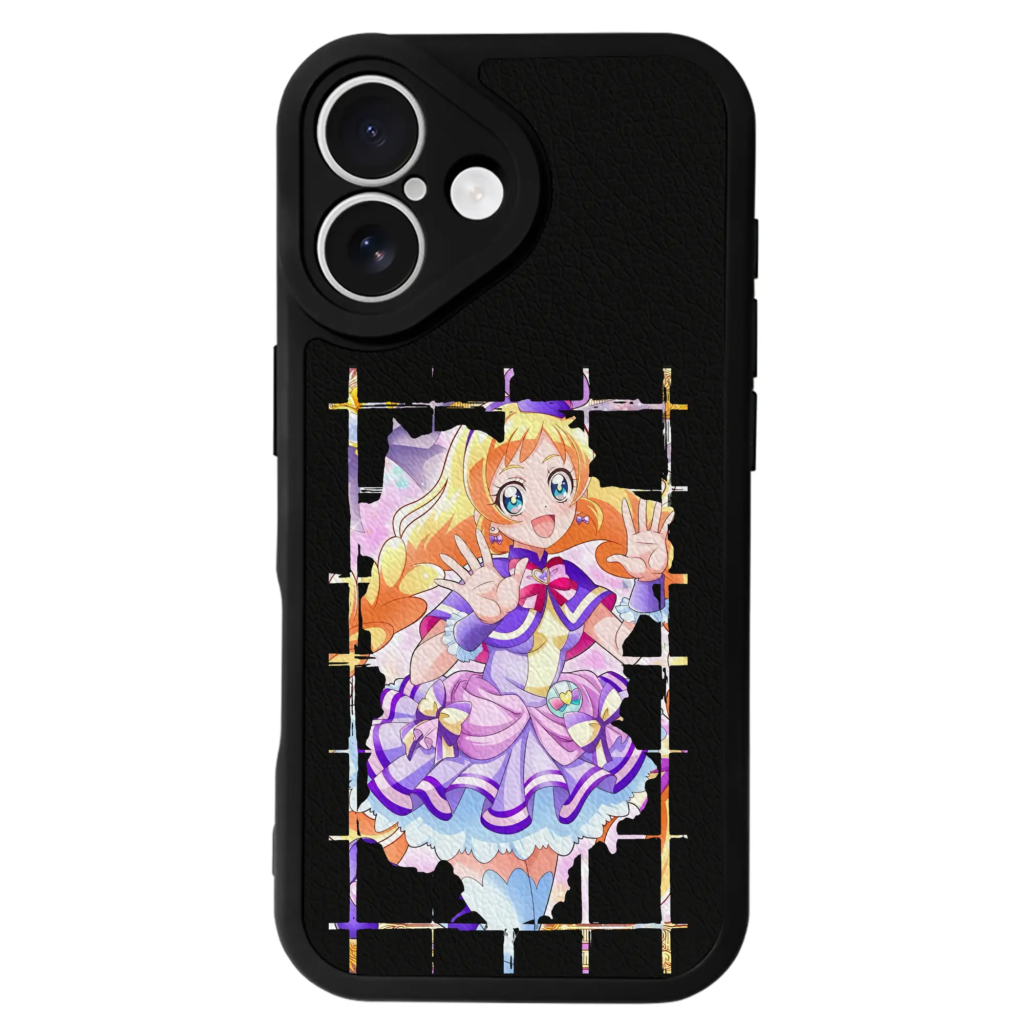 わんだふるぷりきゅあ グッズ 犬飼いろは - IPhone 16シリーズ対応 ・ シリコンスマホケース ・ レザー調 ・ 高精度フィット ・ 耐衝撃 ・ ワイヤレス充電対応 ・ 精密カット